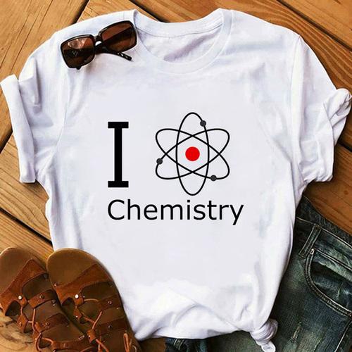 Chemistry Is Awesome The Chemistry Equation Is Great. Baggy Top, Crew-neck, Hipster T-top Aesthetic Clothes Oversized T Shirt