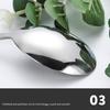 Edelstahl Tafelgeschirr Set 5-teilig Ergonomischer Marmorgriff Besteck Enthält Steakmesser Gabel Löffel Kaffeelöffel Langlebig und Stilvoll für Zuhause Und