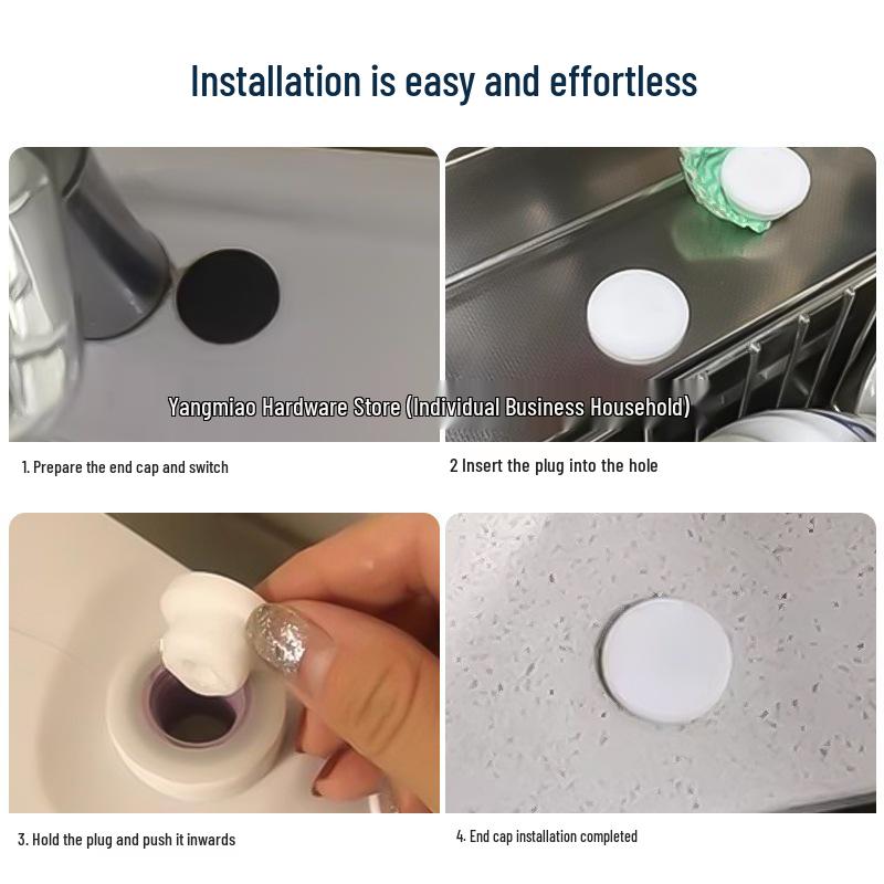 Silicone Rubber Drain Stopper for Washbasin, Mop Pool, and Children's Bathtub - Odor-Proof, Waterproof Stainless Steel Floor Plug.