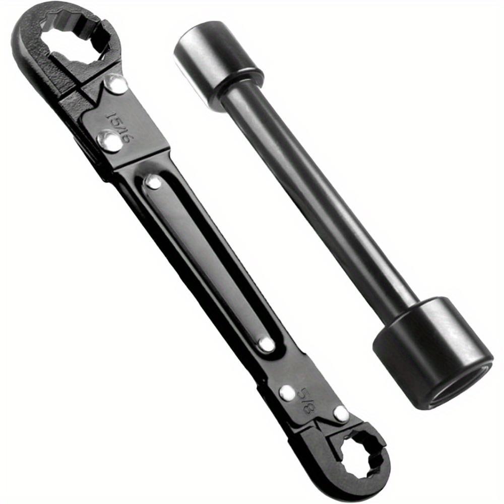 Plumbing Tools Angle Stop Wrench Kit, Angle-on Wrench Professional Plumber Wrench Tools for Installing Angle Stop Removal Tools