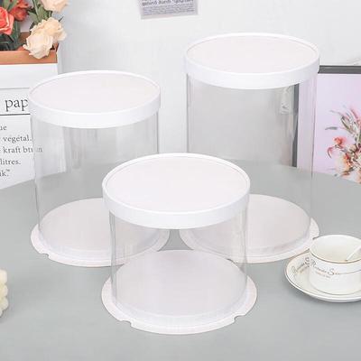 Transparent Round Cake & Gift Boxes