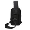 Męska wielofunkcyjna antykradzieżowa torba na ramię USB Crossbody Bag Travel Sling Bag Pack Messenger Pack Chest Bag