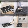 1PC Barber Kit Pattern Kitchen Rug Non-Slip Door Mats Pop Design Bathroom Rug Bath Mat Carpet for Home Sink Laundry Decor