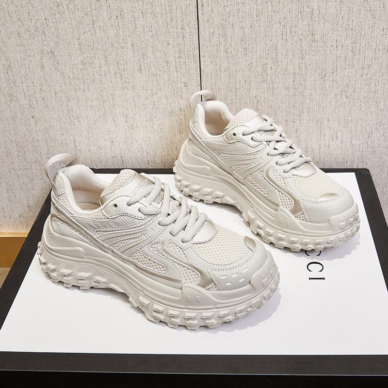 Paris dad shoes women ins trendy new casual sports old breathable tires platform tank shoes women trendy