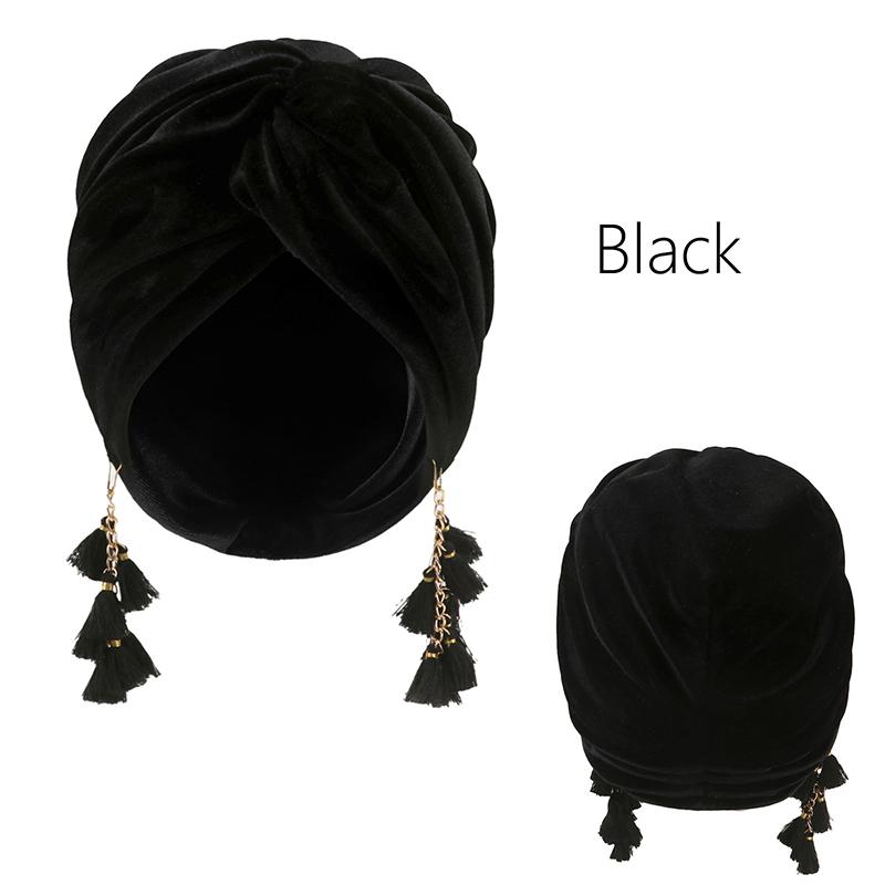 Women'S Spring Boho Scarf Hat Retro Cross Wrap Headscarf With Tassels Lightweight Turban Cap For Outdoor Music Festival