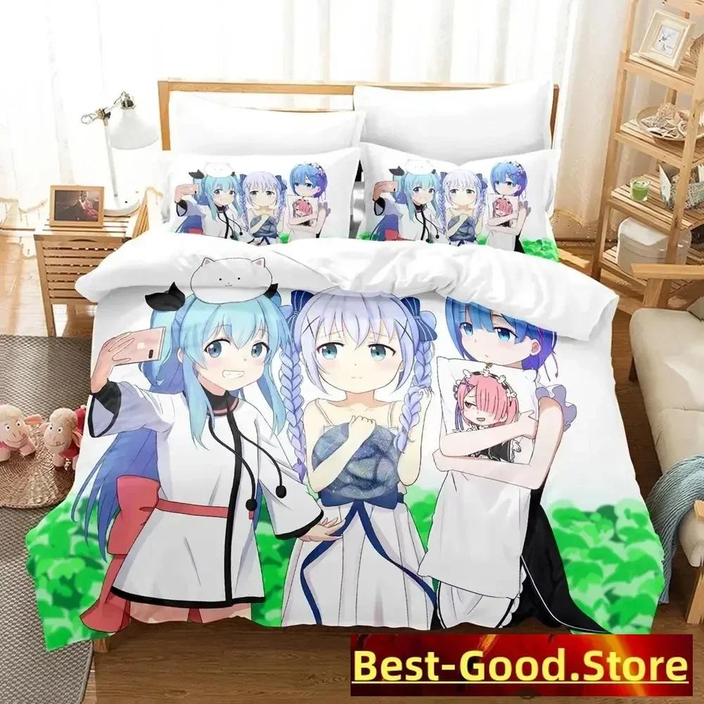 New Sora No Method Celestial Method Bedding Set Single Twin Full Queen King Size Bed Set Adult Kid Bedroom Duvetcover Sets Anime