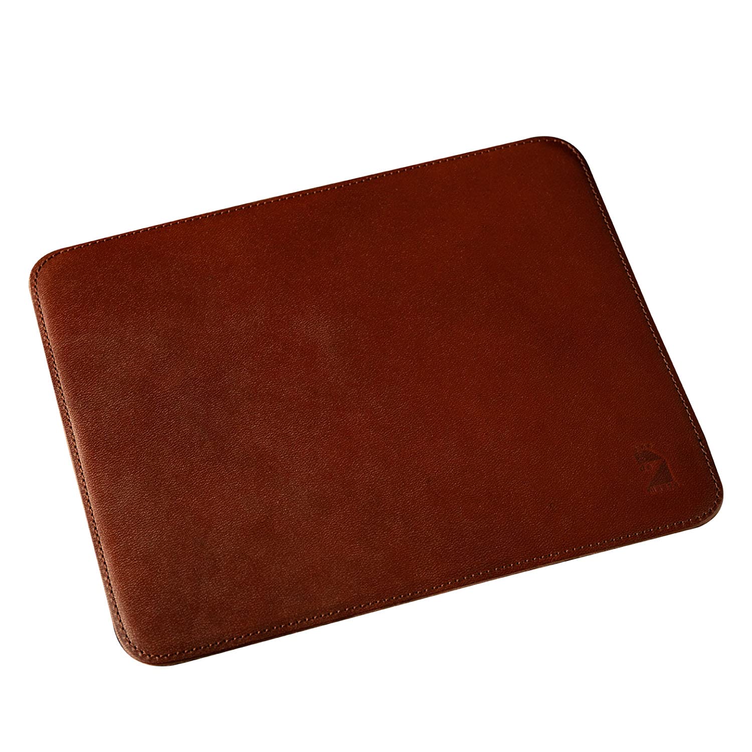

Коврик для мыши Tochigi Leather 200 мм x 160 мм Натуральная кожа Сделано в Японии Простая задняя часть Замша Коричневый [Am Mas] MP-032