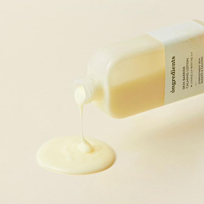 Ongredients Skin Barrier Calming Lotion 220ml, Fuktighetsgivende, Kbeauty, koreansk kosmetikk, prøve