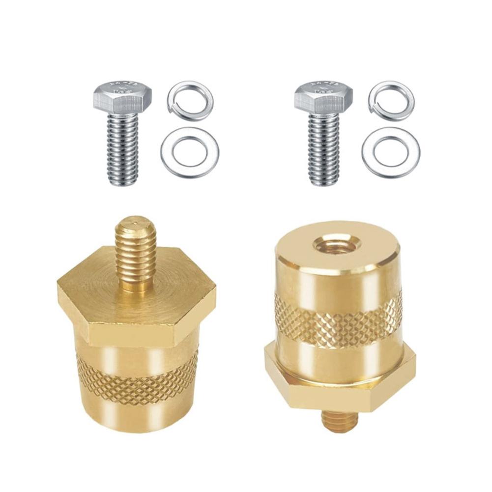 Car Battery Terminal Adapters M8 Car Battery Terminals Car Positive Negative Battery Post Connector With Screws And Washers