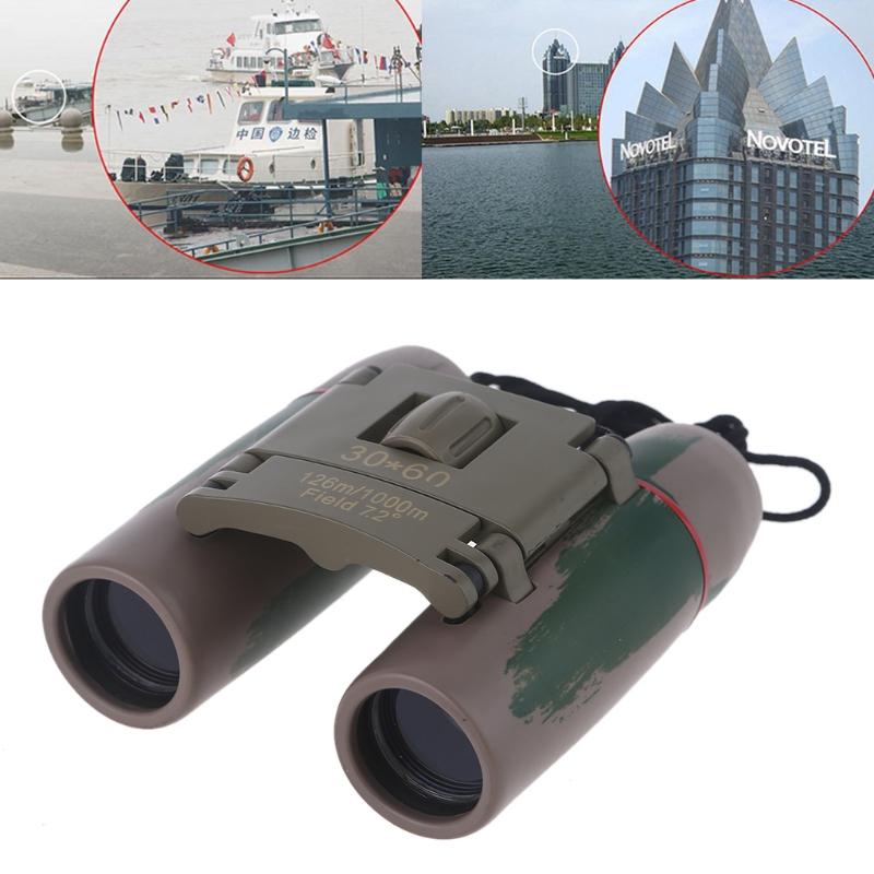 Mini 30x60 Telescope High Power High Definition Binocular Low Light Level Night for Vision Portable Outdoor