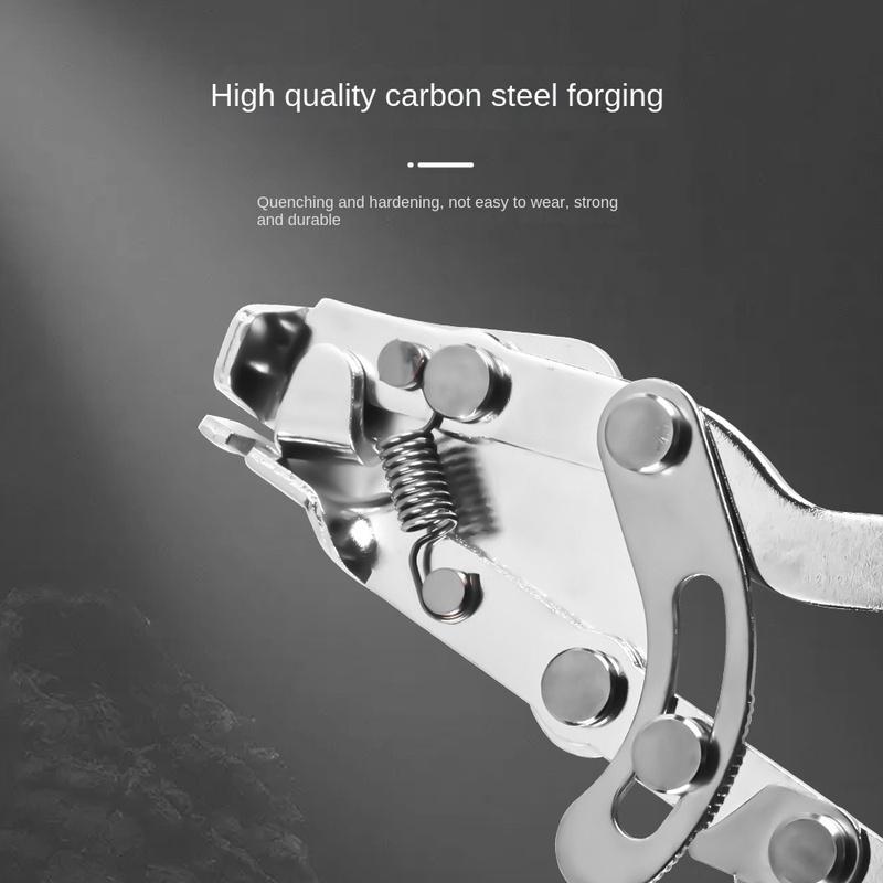 Durable Carbon Steel Bike Inner Cable Puller Red Plated Brake Cable Stretcher Pliers Tension Puller Pliers