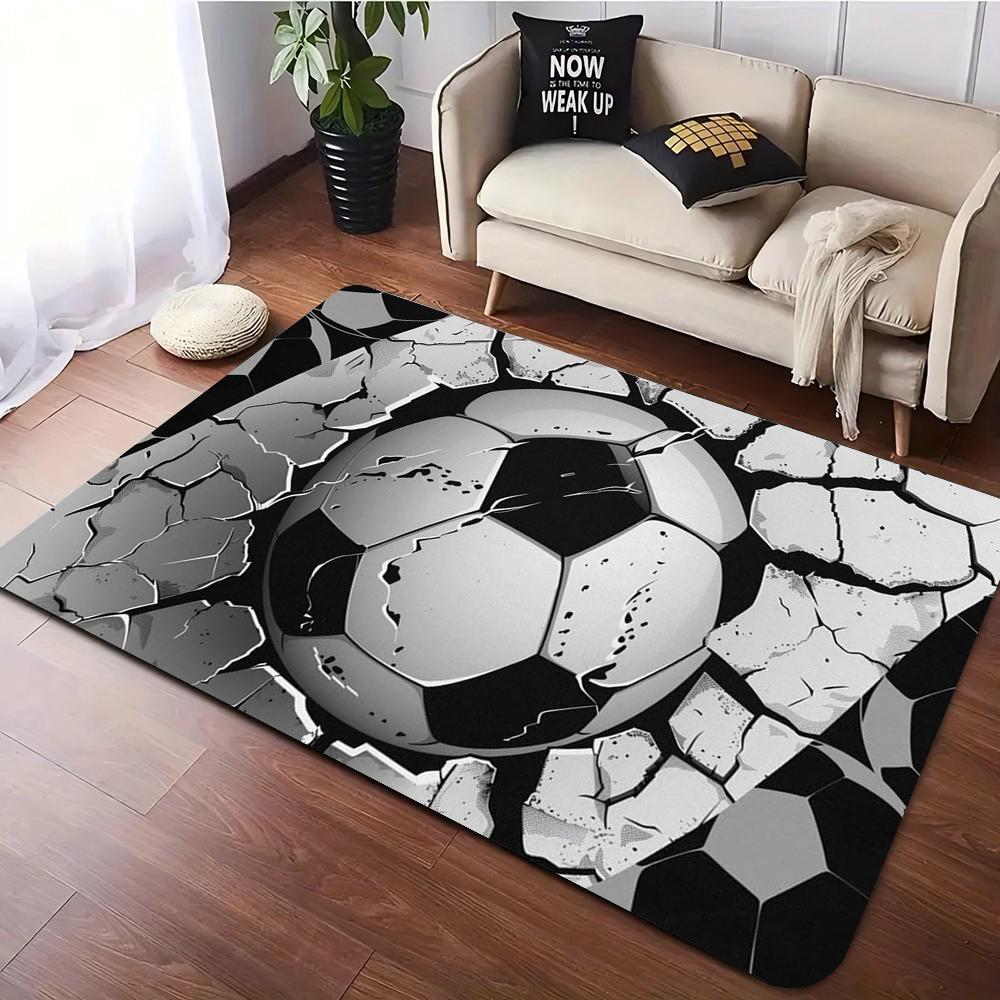 Baseball Sport Area Rugs Non-Slip Gaming Carpets Non-Slip Floor Mat Playing Room Decor Home Decor for Living Room Bedroom