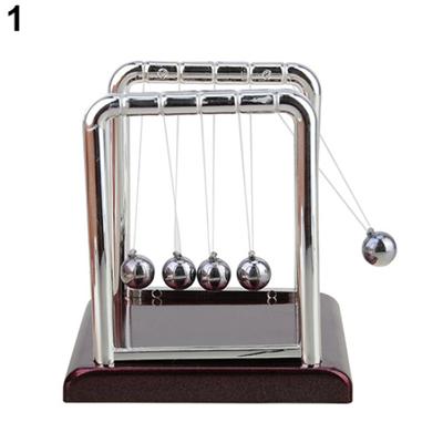 Cuna de acero, bola de equilibrio, péndulo de ciencia física, decoración de mesa de escritorio, juguete para regalo divertido