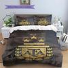 Argentina National Football Team Pattern Bedding,Quilt Set Quilt Cover Pillowcase Home Birthday Gift(1 * duvet cover + 2 * pillowcase, without core)