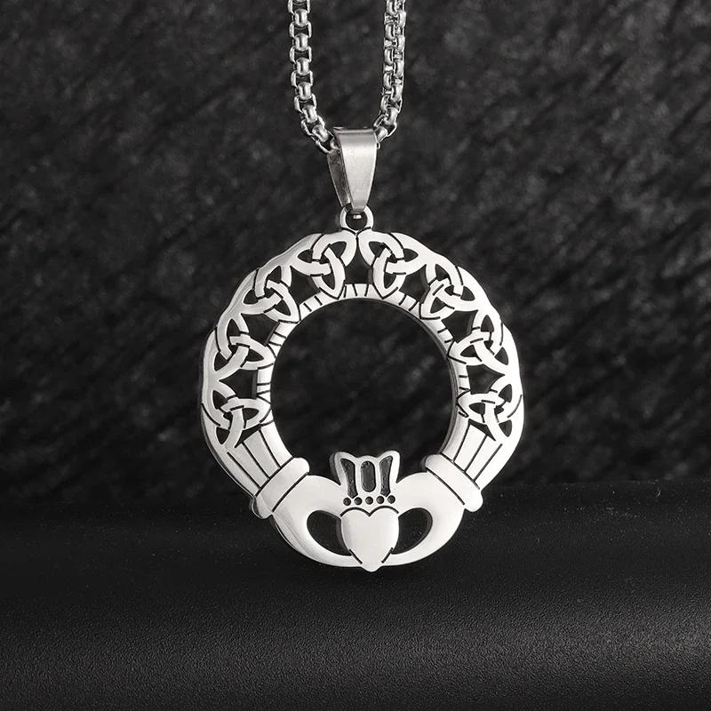 Stainless Steel Jewish Hebrew Tetragrammaton Wicca Pentagram Pendant Necklace Israeli Religious Amulet Jewelry