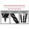 10mm-25mm Twist Drill Bit Set Four-slot Wood Fast Cut Auger Auger Drill Bit  Carpenter Joiner Tool