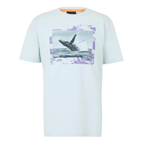 Boss Mens Whale Cotton T-Shirt