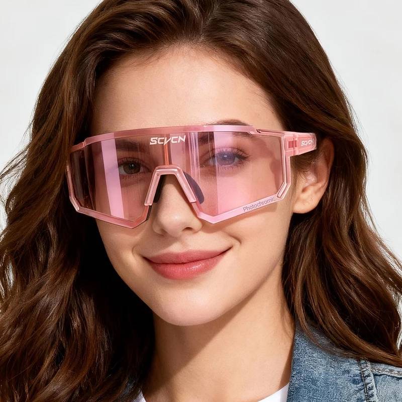 Scvcn Unisex Sports Sunglasses With Windproof Design And Trendy Fullframe Style