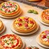 Handmade Jewelry Making Components 2Pcs Mini Resin Pizza Ornaments, Realistic Miniatures, Tiny Doll Mansion Props Food Ornaments for DIY Craft