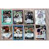 Used MLB Baseball Cards Autographed Set of 8 Bulk Sold
