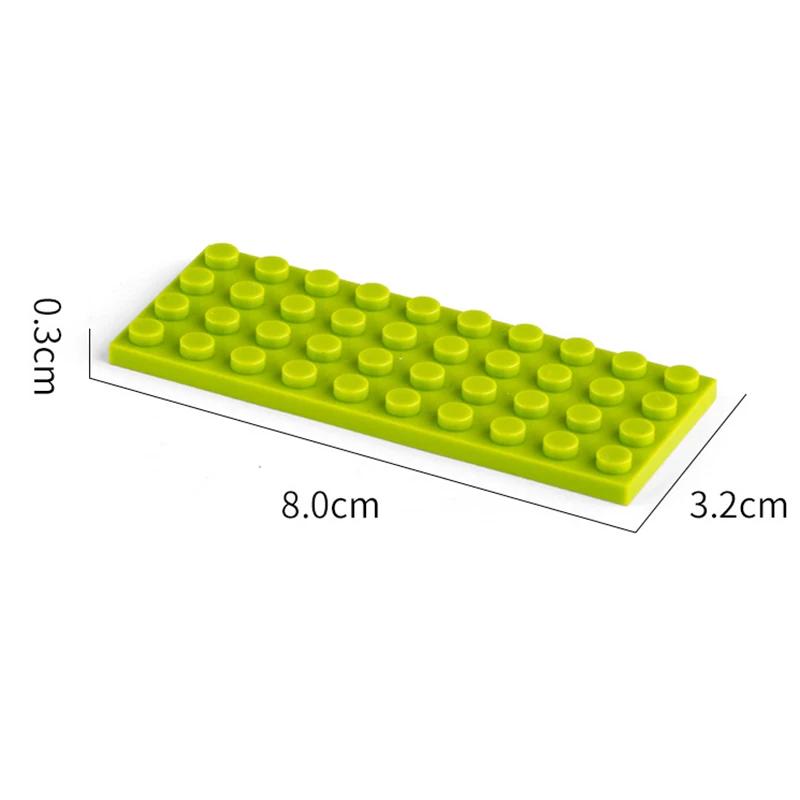 First-Class 10Pcs Superior-Grade 4X10 Dots Self-Assembly High-Standard Building-Set High-Standard Building-Bricks First-Class Thin Top-Grade