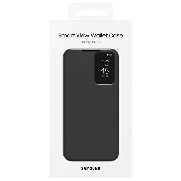 Etui z klapką do Samsung Galaxy A35 Smart View Czarne