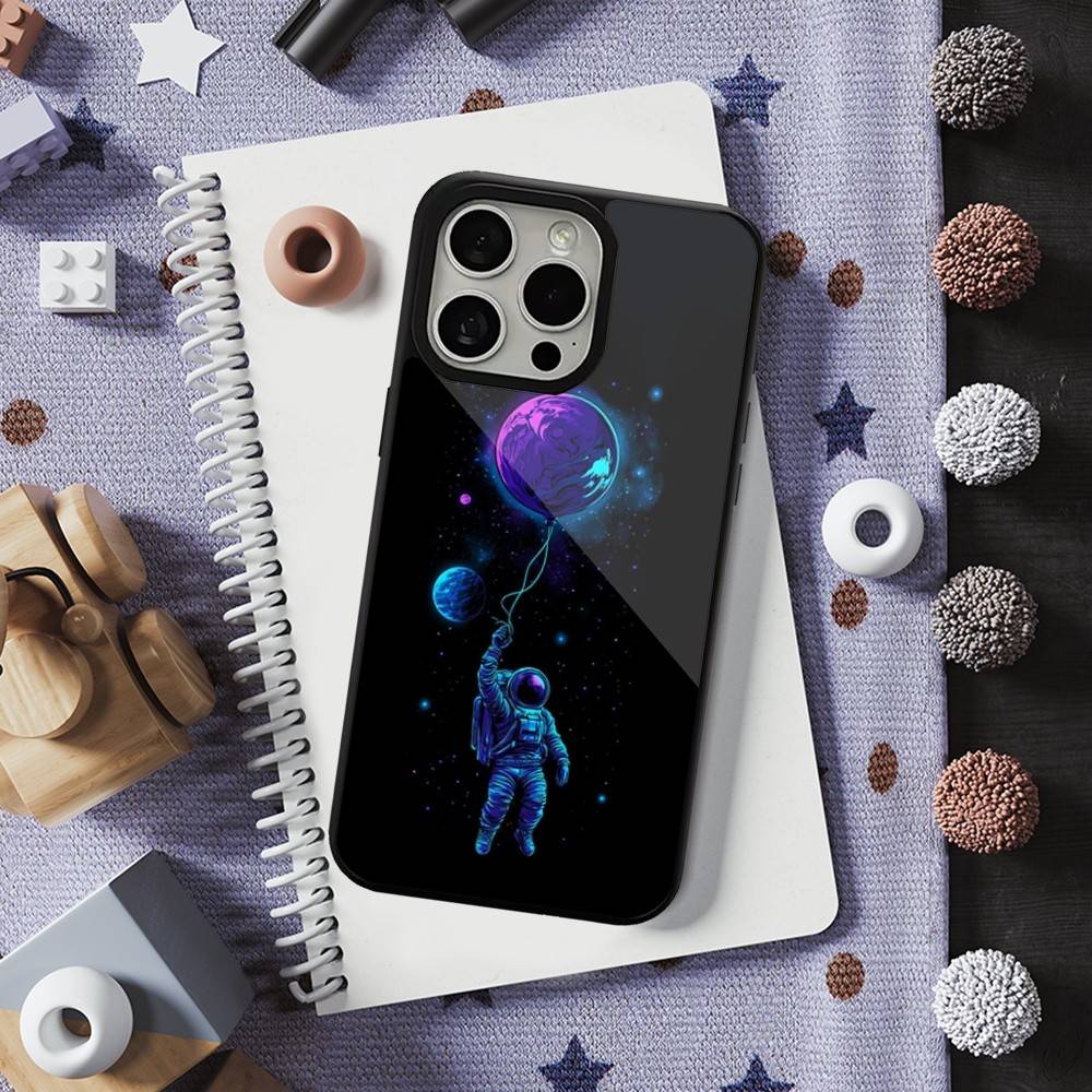 Cute Cartoon Astronaut For iPhone 15,Mini,13,12,Pro,16,17,Max,11,14,Plus,For Magsafe,Magnetic Wireless Charging Case