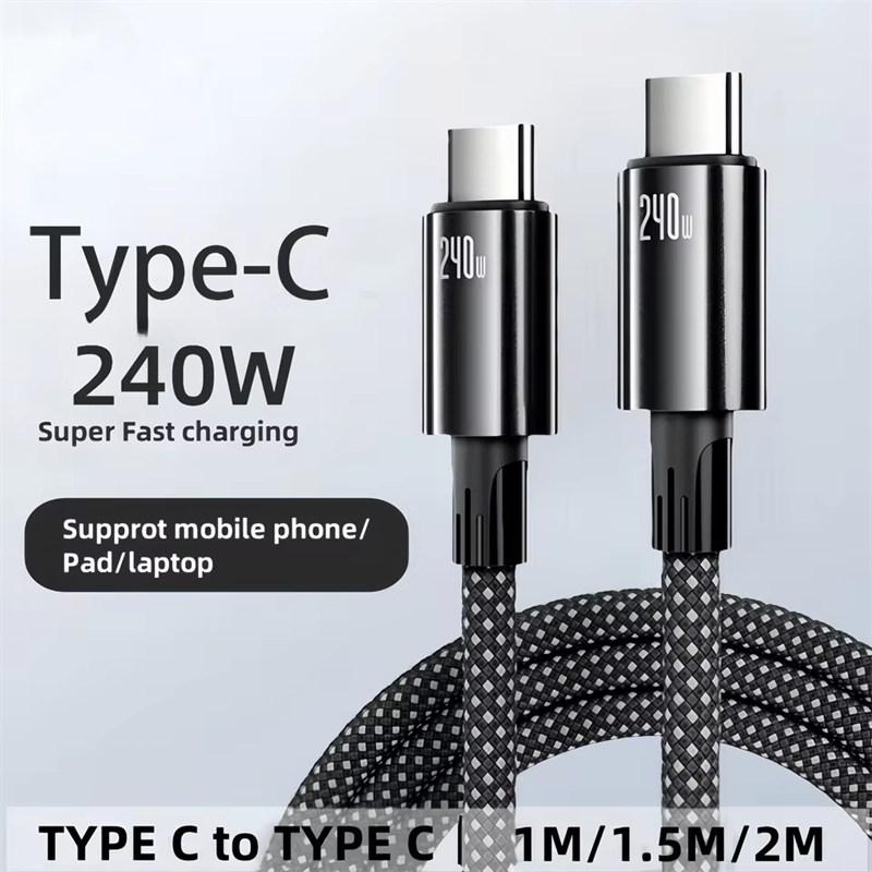 240W USB Typ C Schnellladung Für Redmi Huawei 6A C auf Kabel Für Xiaomi OPPO Samsung iPhone