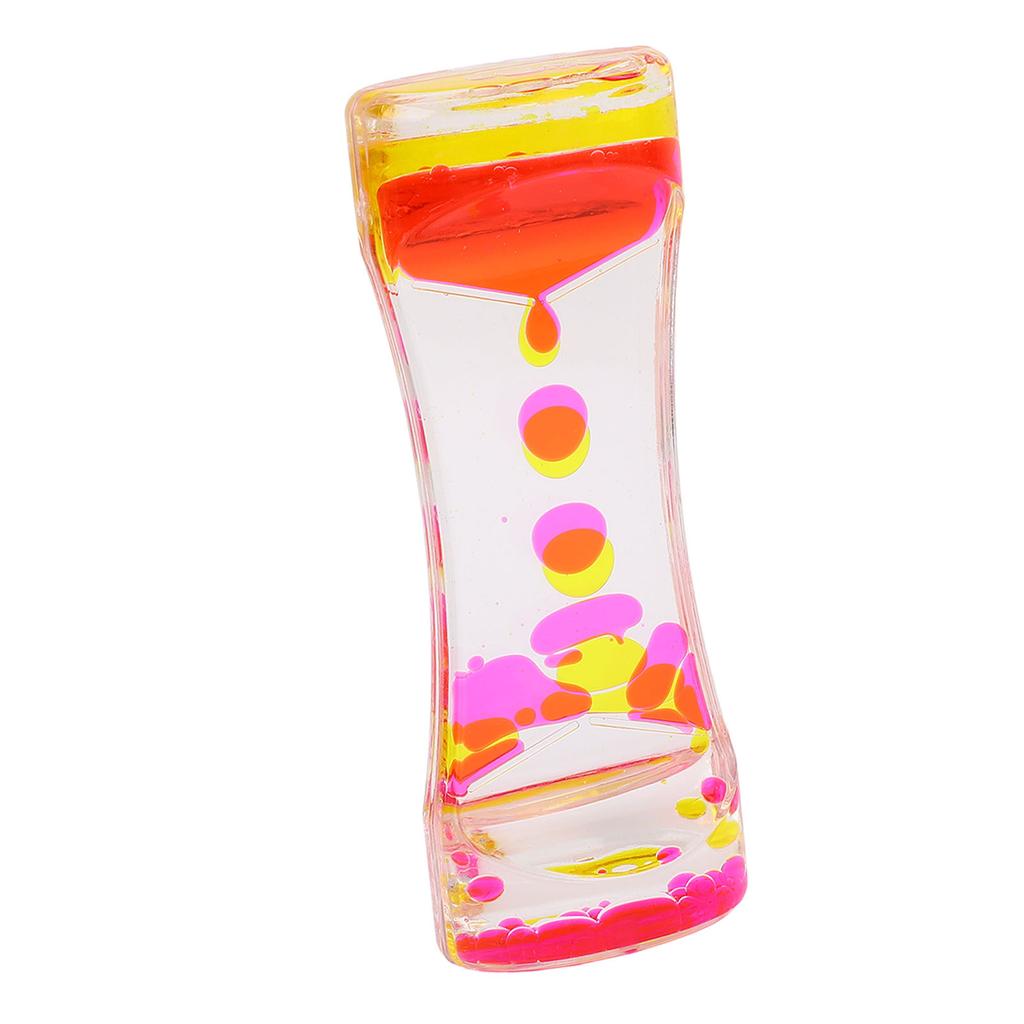 Liquid Motion Bubbler Timer Creative Relaxing Stress Relief Colorful Hourglass Desk Toy for Home Office Decor
