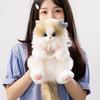 Tragbarer lebensechter Stoffpuppenkatzen-Rucksack - 33cm Mittleres Plüschtier Niedliche Umhängetasche Puppenspielzeug