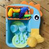 Children's Dinosaur Dishwasher & Fishing Toy Set with Vegetable Washing Basin