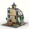 957PCS MOC Street View Central Station Model Custom Building Blocks Architecture DIY Assembly Display Gift Collectible Blocks