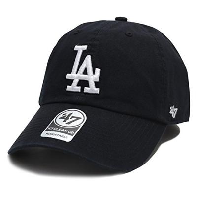 47BRAND Low Los Angeles Dodgers Collaboration MLB Major League Baseball Authentic Size F [B-RGW12GWS-BKD] Cap, Cap, (01) Black,