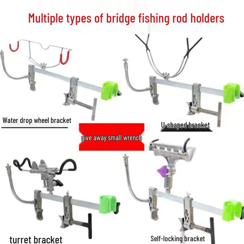 Oeny Universal Self-Locking Bridge Fishing Rod Holder