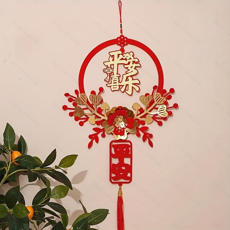 1pc Traditional Chinese Spring Wall Pendants - Festive Ornaments for New Year Home Decor & Housewarming Decor