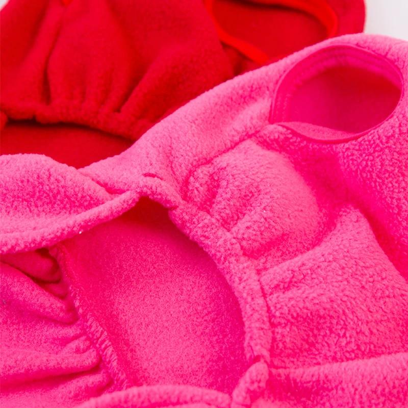 Warmes Fleece Hunde Prinzessinnenkleid Herbst Winter Haustierrock mit D-Ring für kleine Hunde Katzen Welpenkleid Yorkies Malteser Rock