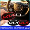 Auto Lenkrad Mittel Emblem Abzeichen 3D Aufkleber Styling Für Sportage Rio Ceed Proceed Sorento Picanto Optima Niro