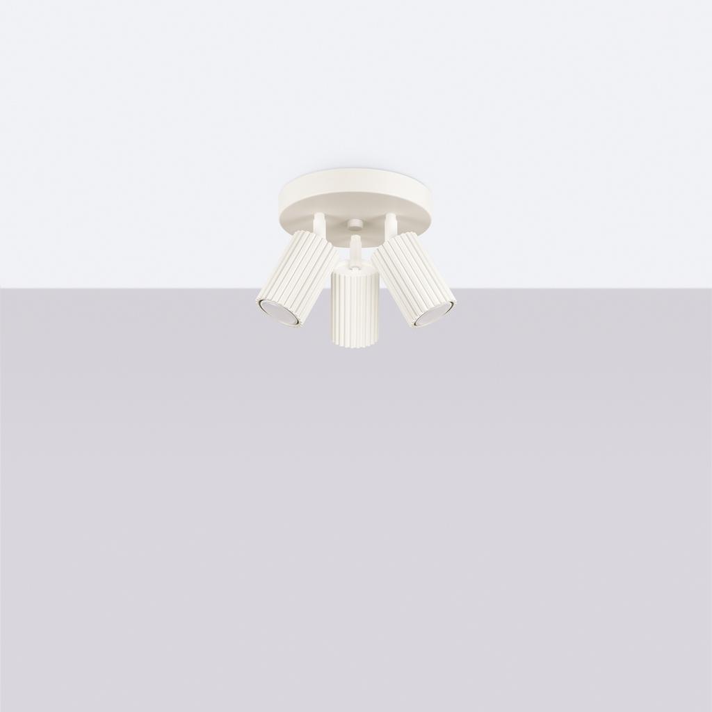 Ceiling lamp carbon 3P beige
