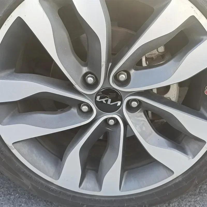 Coprimozzo Centrale per Cerchioni Ruota Auto 58MM per KIA K2 K3 K4 K5 K7 KX3 KX5 KX7 KXS Ceed Rio Sportage Cerato Forte Accessori