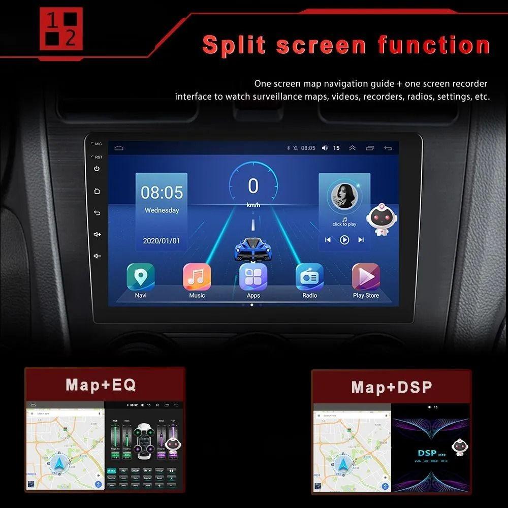 9" autorádio 2+32GB pro Mitsubishi Lancer 10 2007-2013 WIFI 2 DIN-Android Auto-Carplay-Gps