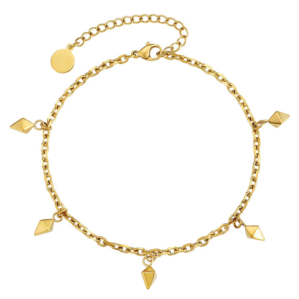 KRKC Adjustable Beach Anklet Foot Jewelry Set Handmade Delicate Anklets for Women Girls 14K Gold Layered Ankle Bracelets Chains