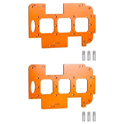 Adjustable Woodwork Hole Cutting Template for Accurate Positioning and Efficient Drilling On Various Surfaces