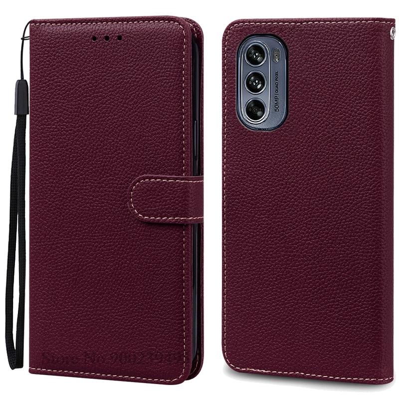 Pouzdro pro Motorola G62 5G, peněženka, flipové kožené pouzdro pro Moto G62 5G, měkké silikonové peněženka, kryt Coque Fundas