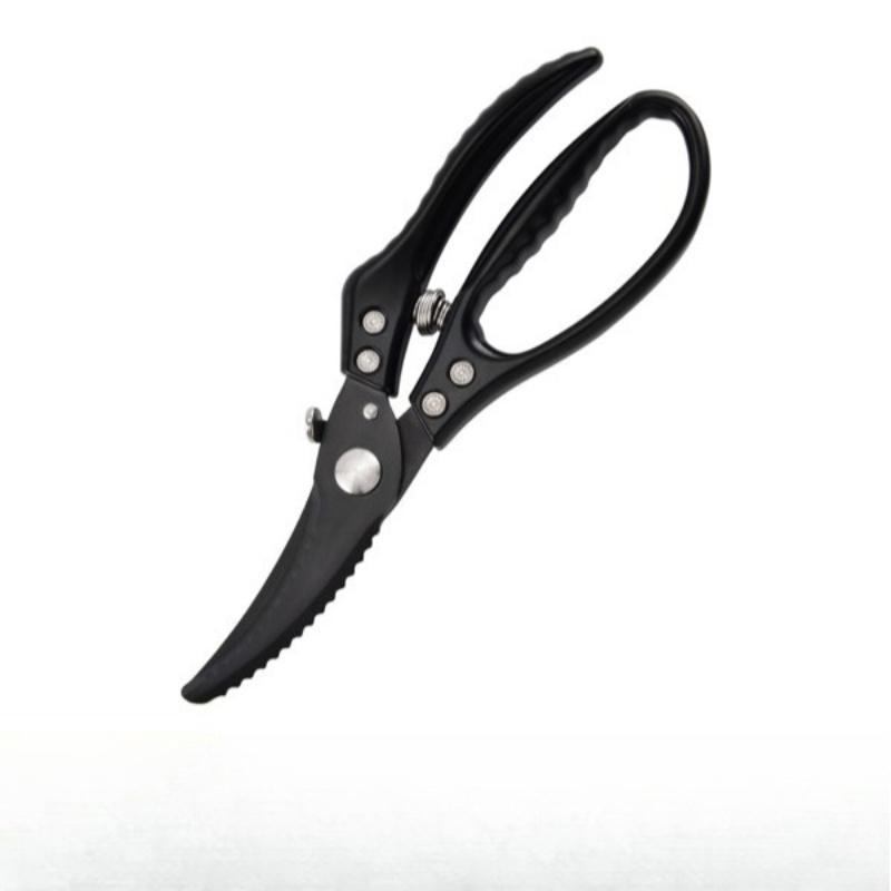 Heavy Duty 420J2 Stainless Steel Kitchen Scissors with Aluminum Alloy Handle for Food BBQ Meat Chicken