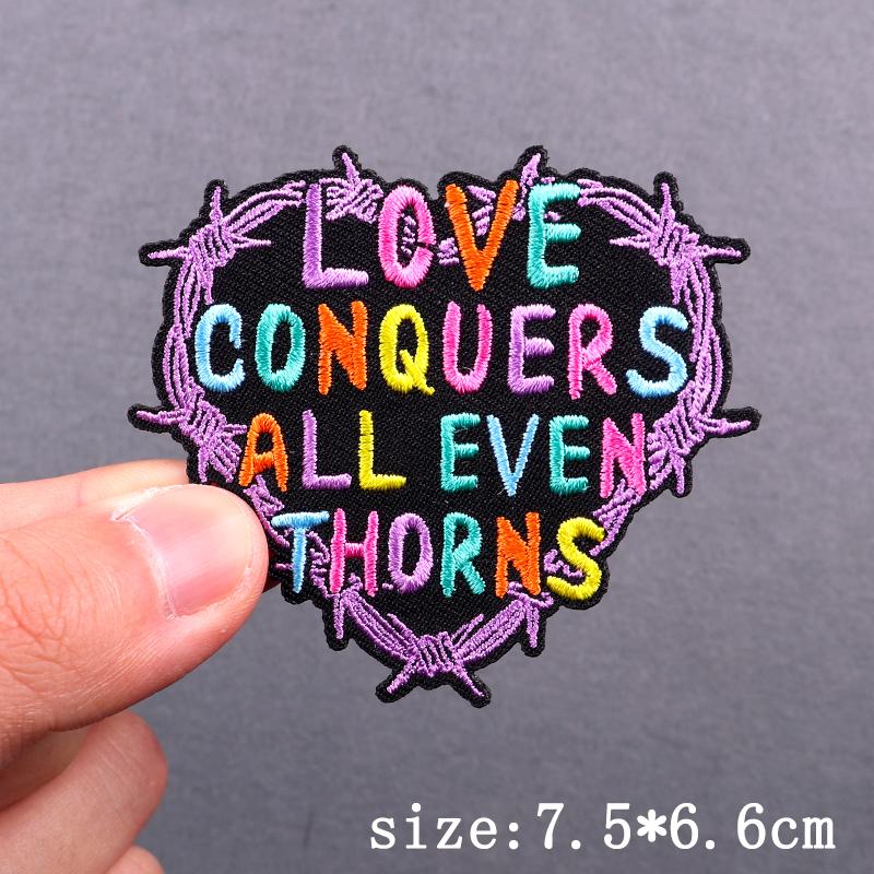 Hip Hop Punk Embroidery Patches For Clothing Thermoadhesive Patch Iron On Patches On Clothes Tarot Cards Skull Patch For Clothes