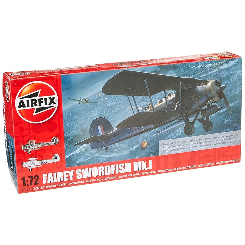 

airfix 1/72 British Naval Air Corps fairy swordfish Mk.1 plastic model X-4053B