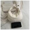 Fashion Solid Color Clutch Bags Pu Leather Small Tote Bag Commute Women Handbags Party