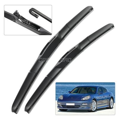 For Porsche Panamera 970 2009-2012 2010 2011 Wiper Front Wiper Blades Windshield Windscreen Window Brush 24"+21"