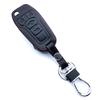 For Ford Fusion 2013- 4 Buttons Folding Remote Leather Car Key Case Fob Cover Keychain Holder Protector Bag Auto Accessories