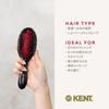 GB KENT Kent Brush Pig Bristle Hair Brush with Bristles and Nylon Pins, Cushion Hair Brush, Small Size, Royal Warrant, Classic Shine Series, CSMS